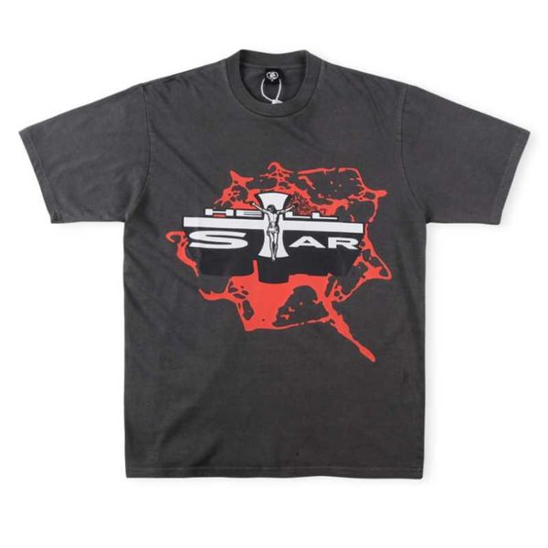 

men's t-shirts 2023ss hellstar studios t shirts summer holiday beach vintage men women oversized tee short sleeve t-shirt, White;black