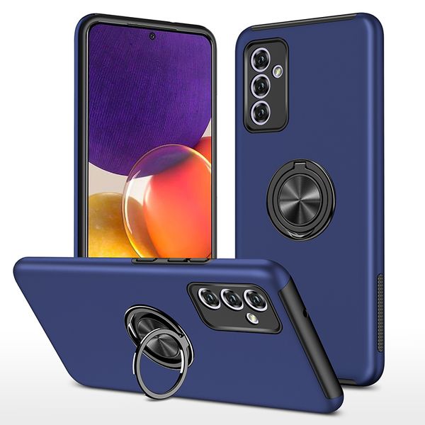 

armor kickstand phone cases for samsung galaxy s23 s22 s21 s20 plus ultra fe a04 a14 a34 a54 hybrid pc tpu ring holder shockproof cellphone