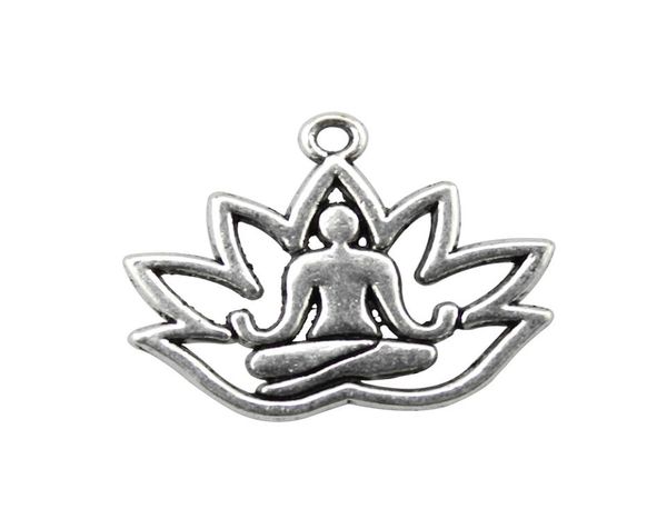 

pendant earring charm necklace om yoga charms012345676112571, Silver