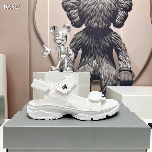 

designer women tourist sandals womens slides casual shoes quilted platform summer beach slipper with box, Black