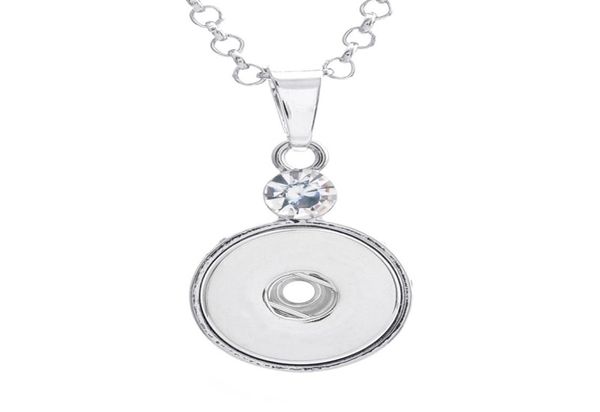 

noosa snap button charm fit 1820mm ginger snaps pendant necklace jewelry without chain for 5611585, Silver