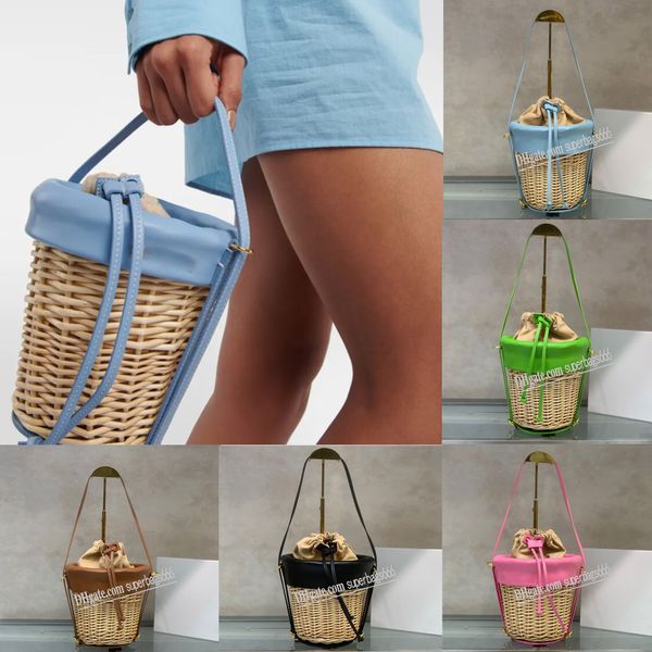 

le panier seau bags wicker purses luxury designer shoulder bag handbags fashion women wallet leather handbags le bisou purse crossbody 7a