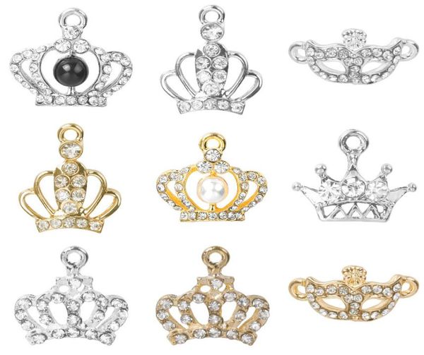 

20pcslot dancing mask charms rhinestones crown floating pendant dangle charms diy accessory fit for floating locket jewelrys6419414, Bronze;silver