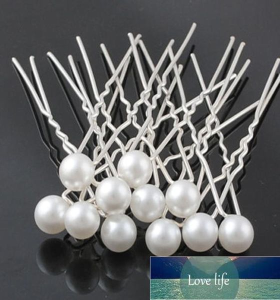 

20pcs new whole bridal wedding prom white pearl hair pins clips barrette hairpins fashion charming women hair accessories1574692, Golden;silver