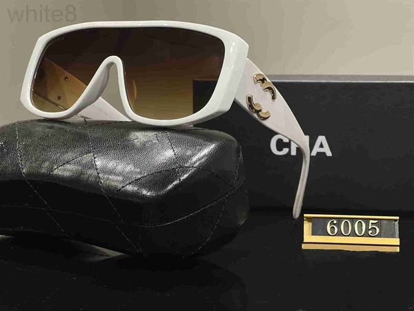 

sunglasses designer designer for women and men cat eye model uv 400 paroid letters leg big frame outdoor mens eyewear 6005 2rwy, White;black