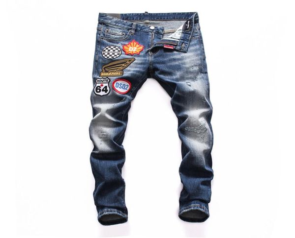 

2020 mens biker jeans luxury blue denim jean brand 6011 pants pour hommes ripped biker mens designer jeans mens clo9360517