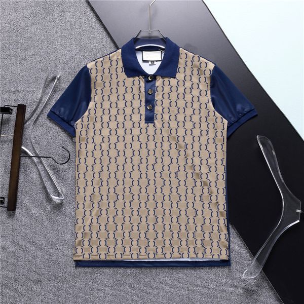 

designer men's t-shirt casual anti-wrinkle polo shirt men's lapel blazer pure cotton breathable street t-shirt 0000, White;black