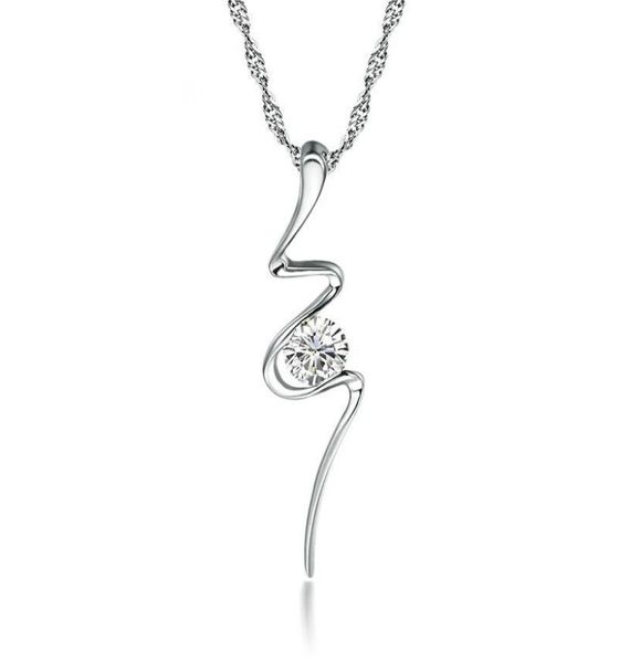 

new arrival silver necklace crystal pendant statement necklaces 925 sterling silver items woman jewelry9476392