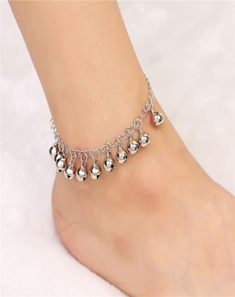 

fashion girl bell anklet simple and fresh 7 bell footwear love wild anklet whole5096696, Red;blue