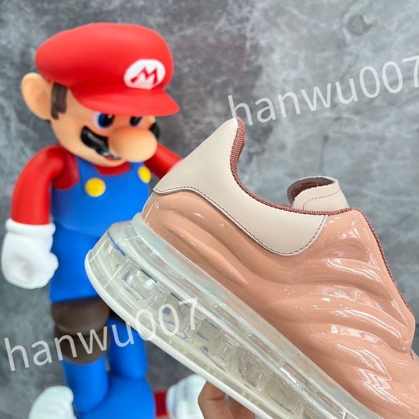 

new quality designer shoes sneakers design logo white flat lace up platform men's women's shoes size 35-46 xsd221137, Black