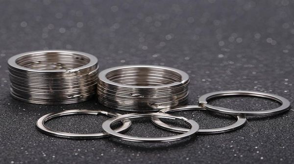 

silver tone split key rings 15x25mm metal hook ring for diy keychain making handmade keyrings chain holder jewelry connectors acc2559170, Slivery;golden