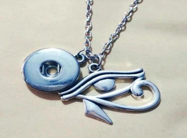 

eye of horus egypt simple evil eye pendant necklace women protection handmade chains necklaces for female jewelry gift 5385957435, Silver