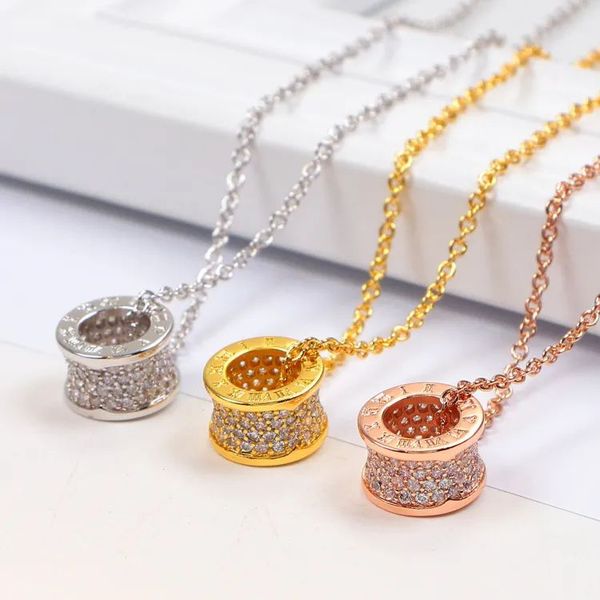 

heart gold silver h necklaces stainless steel roman love necklaces pendants designer necklace rhinestone choker necklace women men lover nec