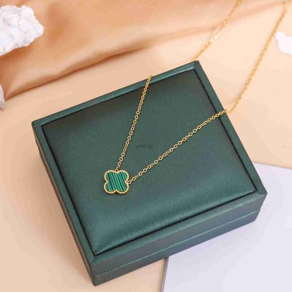 

fashional new womens luxury designer necklace fashion flowers cleef pendant 18k gold necklaces jewelry 11 3d4zf, Silver