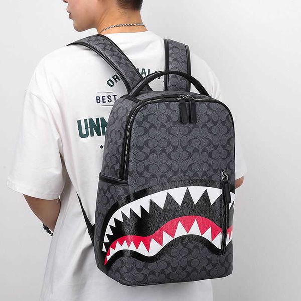 

backpack fashion brand men s 2023 new trend korean version casual large capacity student schoolbag 230708