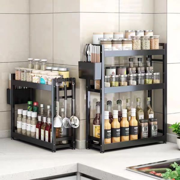 

can bear 300 kilograms with wheel 3 layer beautiful stainless steel high temperature baking paint household microwave rack kitchen shelf cle