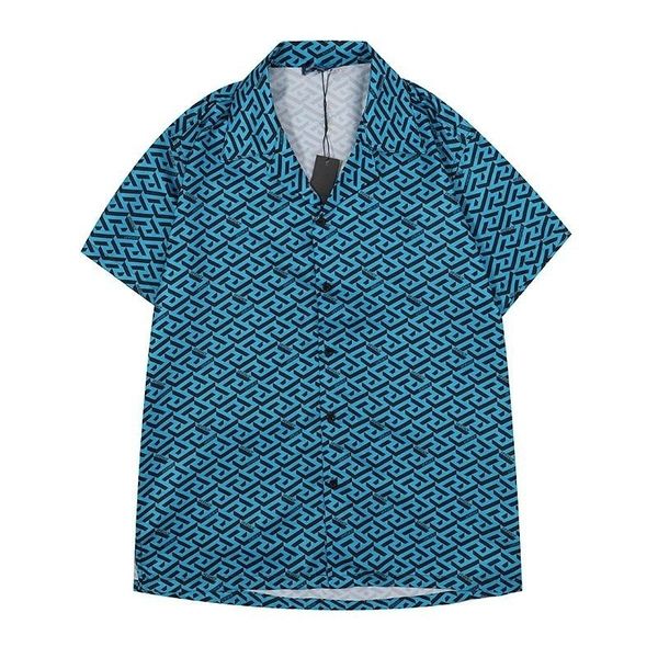 

men's spring/summer new greek pattern shirt, White;black