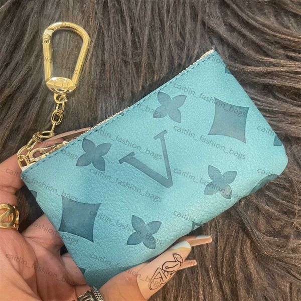 

card holder women genuine leather wallet mini zippy casual wallet coin purse key pouch designer wallet caitlin_fashion_bags, Red;blue