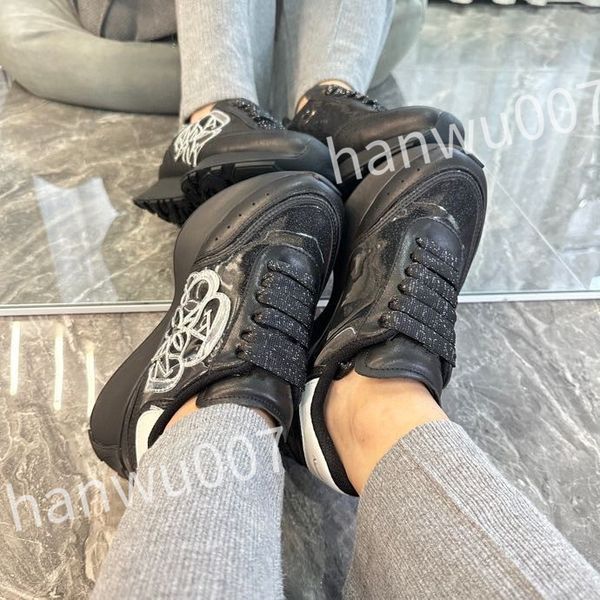 

2023 luxury fashion shoes canvas sports shoes women's sneakers men's streetwear men shoes casual canvas boots size 35-46 xsd230403, Black