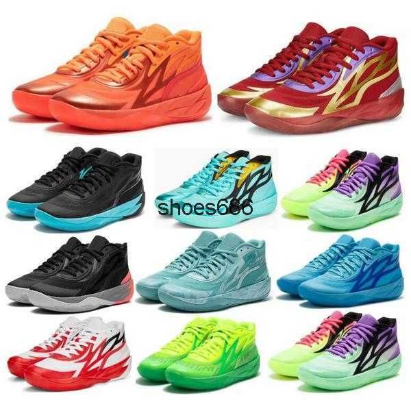 

shoes basketball men lamelo ball mb 02 2 mb.02 honeycomb phoenix phenom flare lunar new year jade gold 2023 fashion trainers sneakers, Black