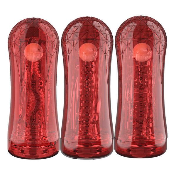 

red pill violent juicing aircraft cup 3-channel crystal transparent blast male and device jiuba usa outlet sale