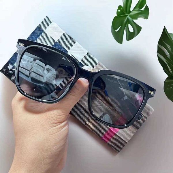 

gm women and men tr90 polarized sunglasses for myopia fashionable ins large frame korean version glasses, White;black