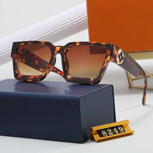 

Fashion Lou top cool sunglasses Overseas new L home net red for men and women travel driving glasses P8249 with original box