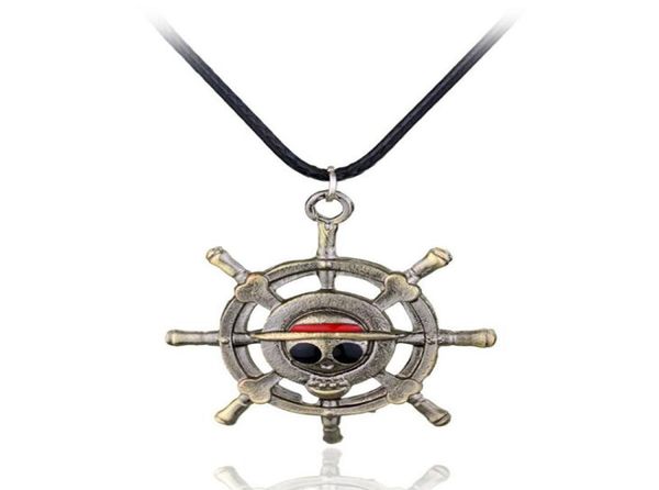 

moq10pcs fashion pendant necklace one piece anchor logo rope chain necklaces 3636cm for men jewelry accessories2997574, Silver