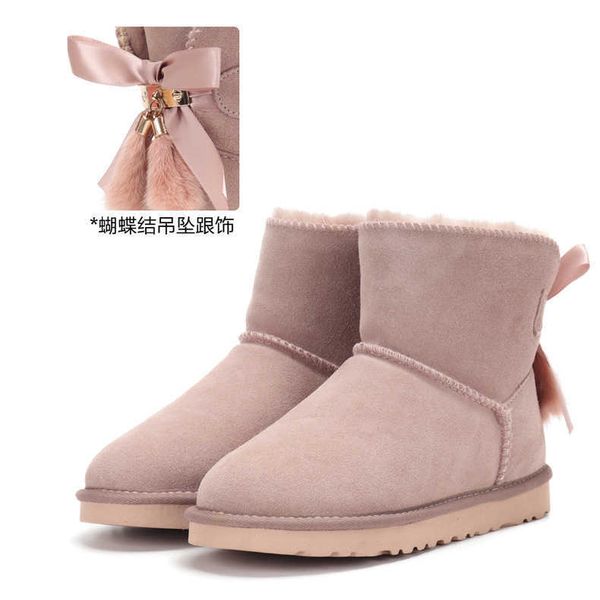 

ug tasman slippers chestnut fur slides sheepskin shearling tazz mules women men ultra mini platform boot slip-on shoes suede upper comfort f, Black