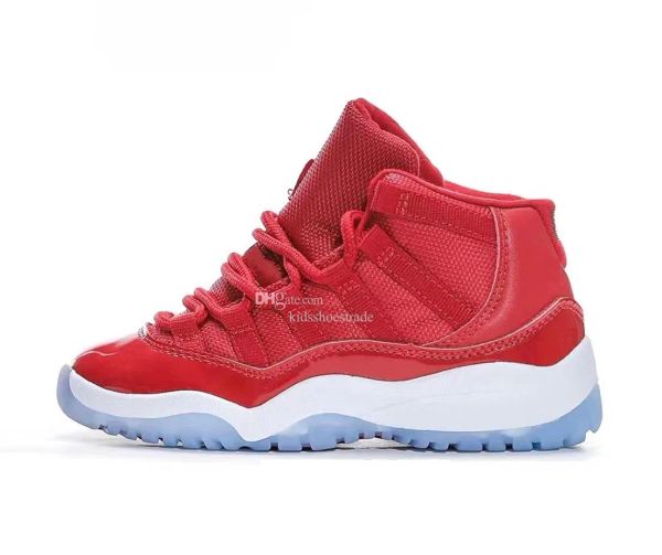 

11s unc infant sneaker big kid shoe preschool grade school midnight navy win like 82 96 pantone youth designer toddler children boy 25-35, Black