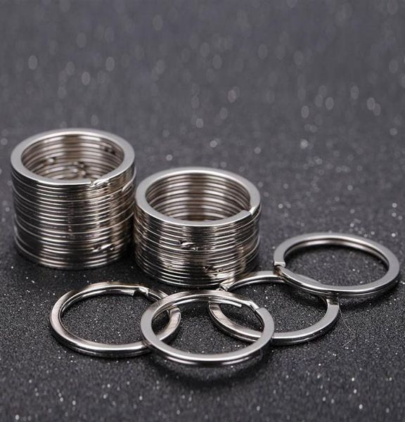 

silver tone split key rings 15x25mm metal hook ring for diy keychain making handmade keyrings chain holder jewelry connectors acc5530331, Slivery;golden