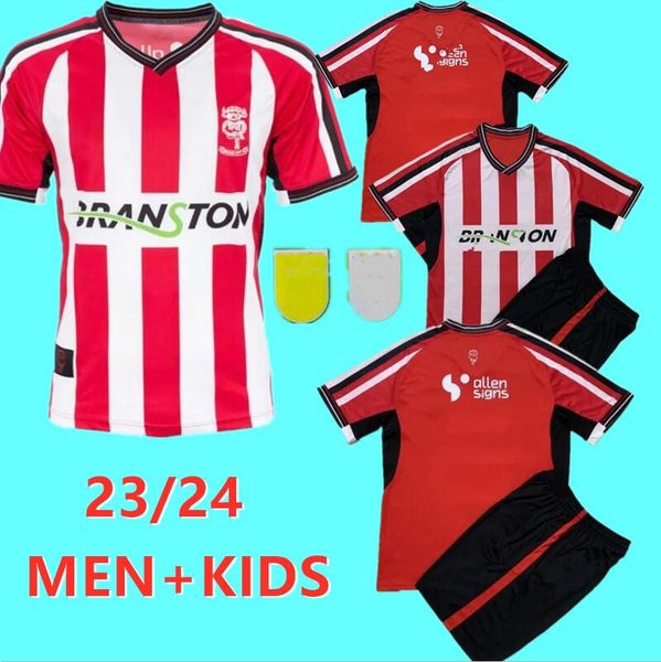 

t 23 24 lincoln city soccer jerseys and kids kits 2023 24 home football shirt kit timothy ioma reagan poole football shirt, Black;yellow