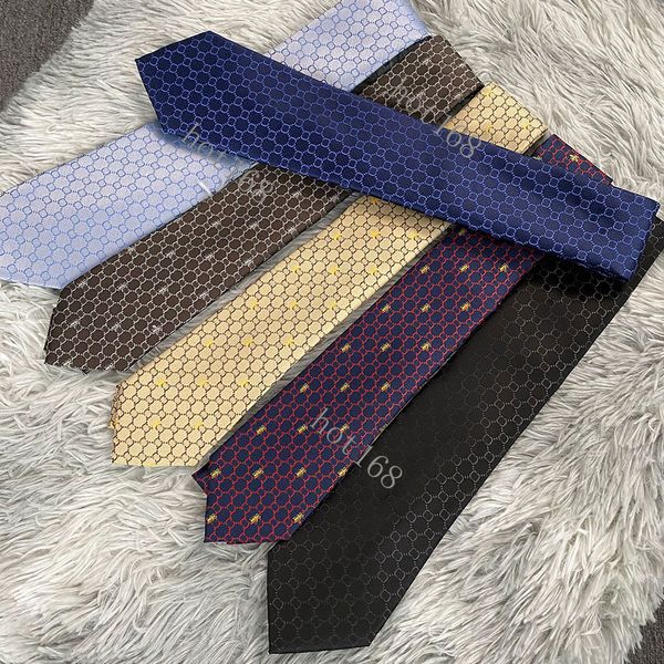 

new business 2023 designer mens silk neck ties kinny slim narrow polka dotted letter jacquard woven neckties hand made in many styles with b, Blue;purple