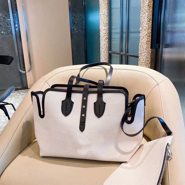 

luxurys messenger bags large capacity bag genuine leather shoulder tote plain patchwork letter canvas open soft baguette single solid satche, Black;red