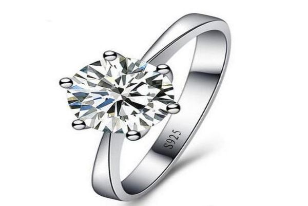 

romantic wedding rings jewelry cubic zirconia ring for women men 925 sterling silver rings accessories1654256, Golden;silver