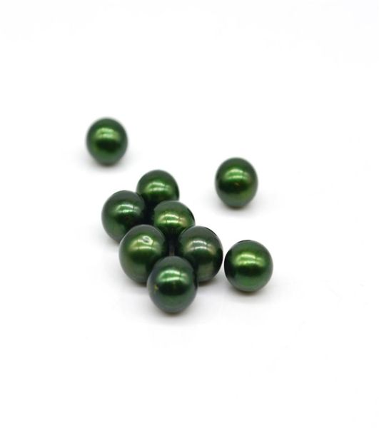 

whole high luster loose round 3a freshwater pearls 67 mm without hole dyed color 28 different colors for jewelry diy 1409458, White