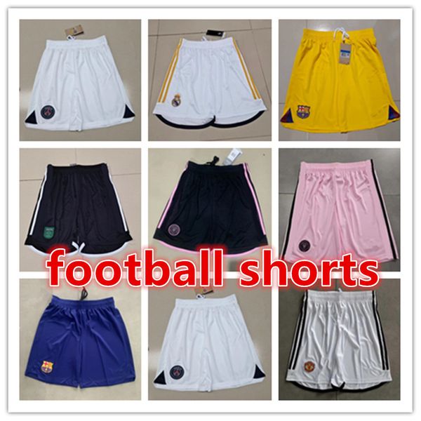 

thai quality mens psgs short jersey manchesters football jerseys soccer designer shorts shorts shirts 23 24 pantalon maillot foot camisa fut, Black;red