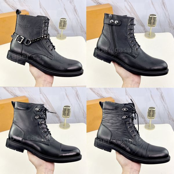 

designer boots classics leather shoes men chelsea boots luxury gao bang fashion rubber outsole leather shoes black ankle boots original box