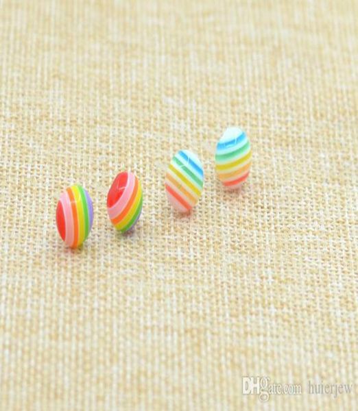 

earrings for women fine jewelry jewelry creative personality earring plastic rainbow earrings for women stud earrings9578865, Golden;silver
