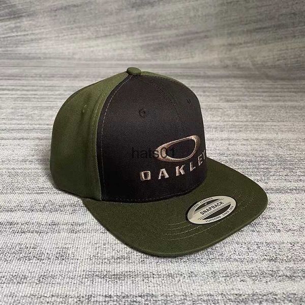 

oakleies baseball cap outdoor olive green sunshade hat casual adjustable breathable brim sunscreen hat, Blue;gray