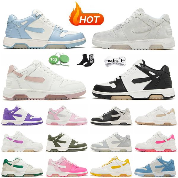 

2023 luxury out of office designer shoes low for walking sneakers ooo red black midnight navy grey light blue womens mens platform vintage f