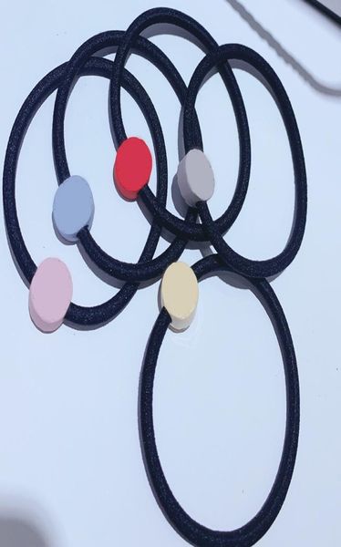 

12cm candy color rubber bands c hair ring head rope hairpin for ladies favorite headdress jewelry accessories vip gift7686057, Pink