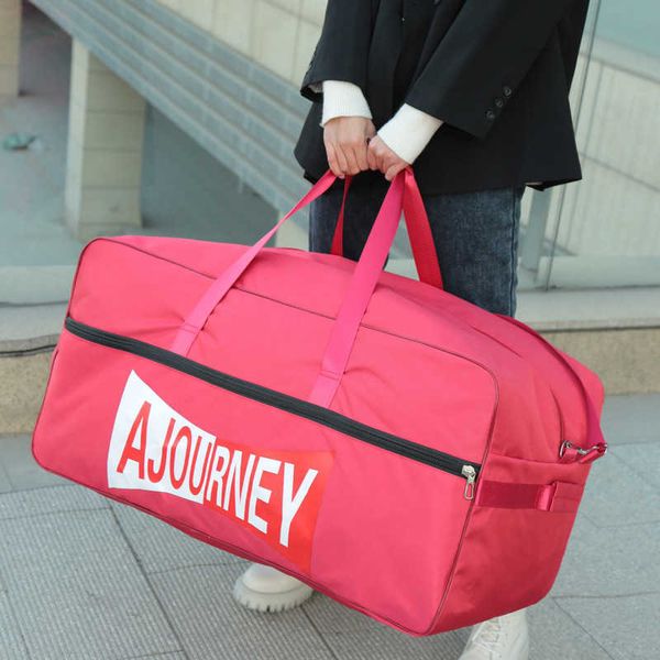 

travel bag wheels back pull dual purpose set trolley case mesh red portable large and fitness bag bag