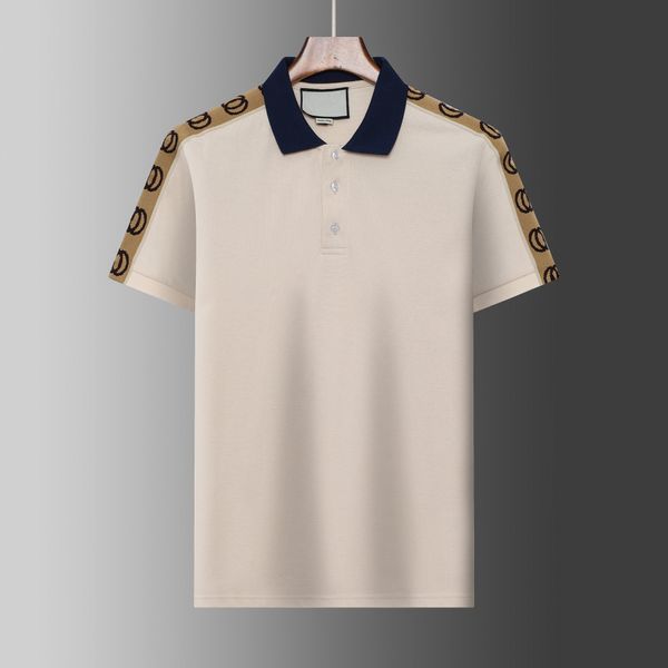 

2023ss spring luxury italy men t-shirt designer polo shirts high street embroidery small horse printing clothing mens brand polo shirt, White;black