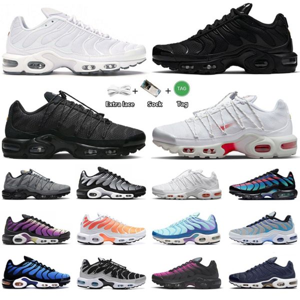 

tn plus running shoes tns unity toggle triple black metallic silver white sunrise pink gradient colorway smoke grey reflective men women tra