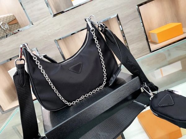 

designers luxurious fashion bags re-edition 2005 men nylon woman luxurys lady womens mens crossbody tote hobo shoulder purses handbags bag