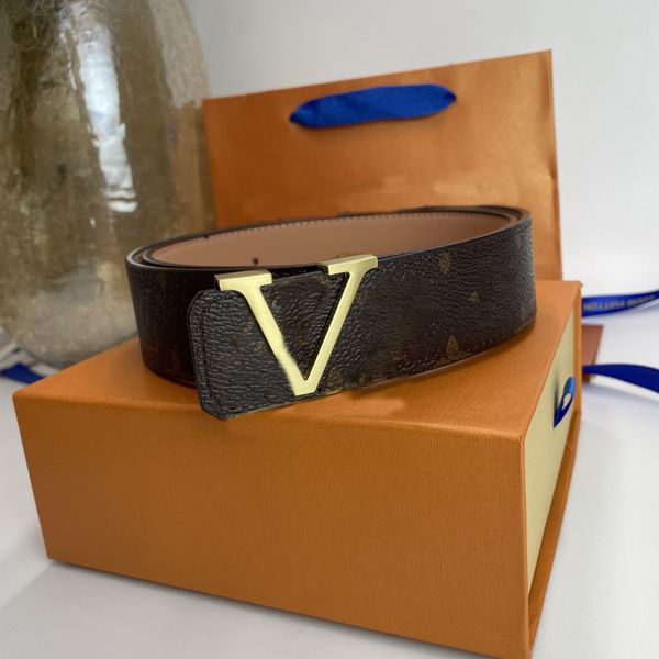 

fashion designer belt classic mens belts smooth gold buckle belt cintura genuine leather belts 38mm width causal men women waistband cinturo, Black;brown
