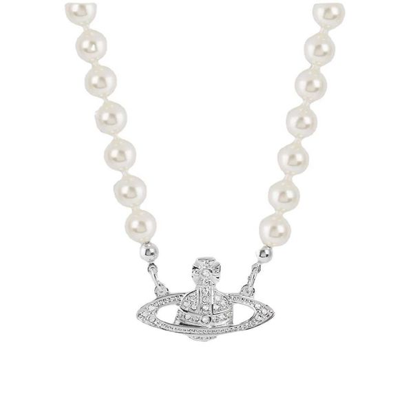 

ouyang nana same empress dowager pearl necklace punk atmosphere collar chain sweet cool spicy girl style jewelry, Silver