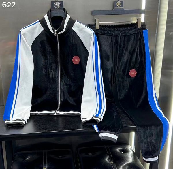 

2023 men's sportswear designer long sleeve suit casual running clothes printed letters couple clothes -3xl 2233, Gray