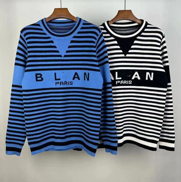 

b paris designer mens jumper sweater hoodies round neck long sleeved outdoor casual street sweater coat fashion lovers clothes wholesale men, White;black